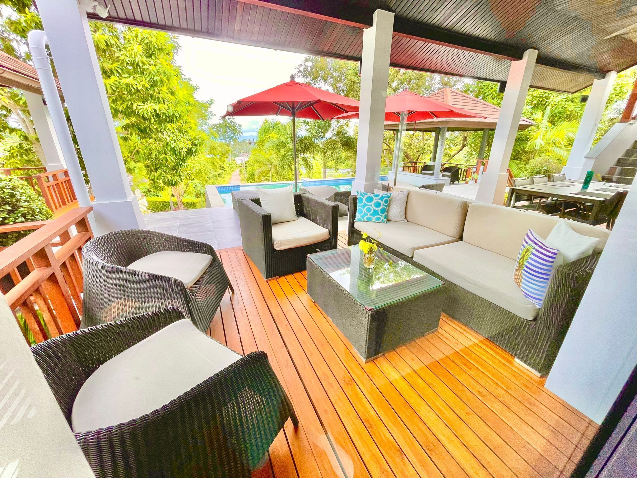 别墅, 露台 | 起居区