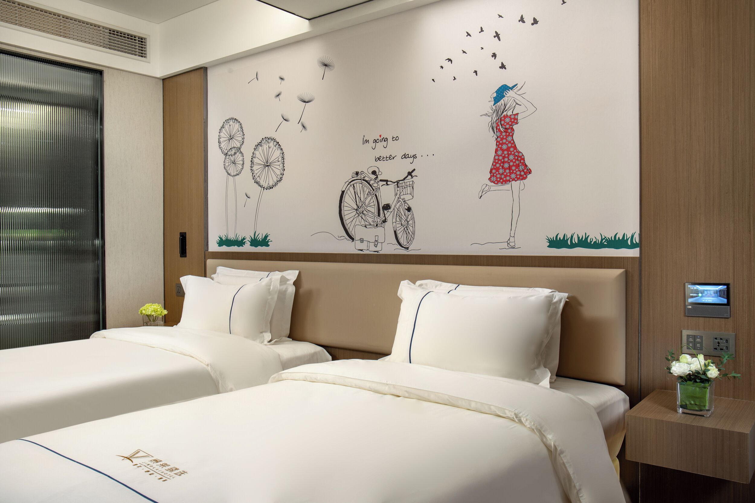 Dobbeltrom – superior | Safe på rommet, skrivebord og skrivebord for bærbar PC