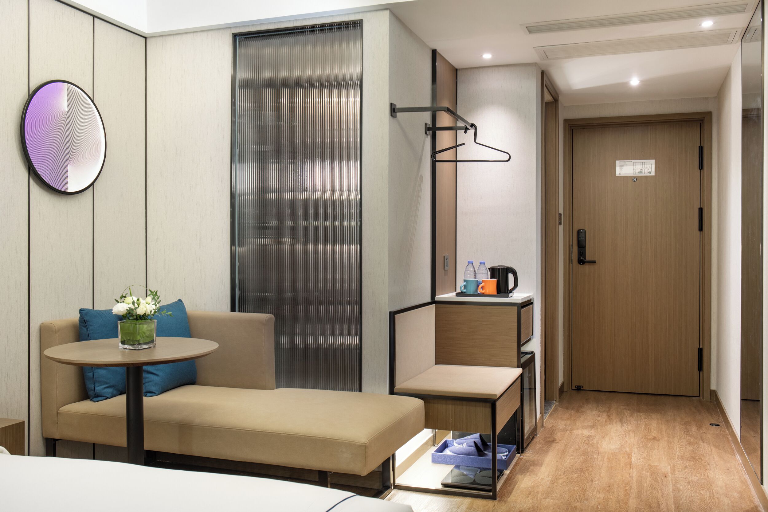 In-room safe, desk, laptop workspace, blackout drapes