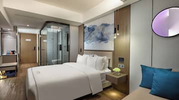 Basic Double Room, City View | In-room safe, desk, laptop workspace, blackout curtains