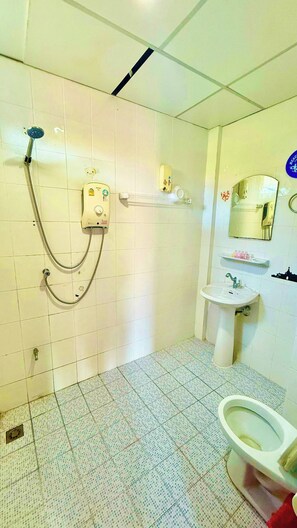 Room, 1 Bedroom, Pool View | Bathroom - Room-for 3 Person in Central Pa Tong, Th (Patong)
