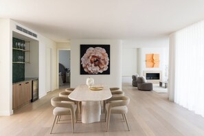 Dining - Luxury Mansion with Direct Woodford Bay Access & NYE Fireworks Views (Longueville)