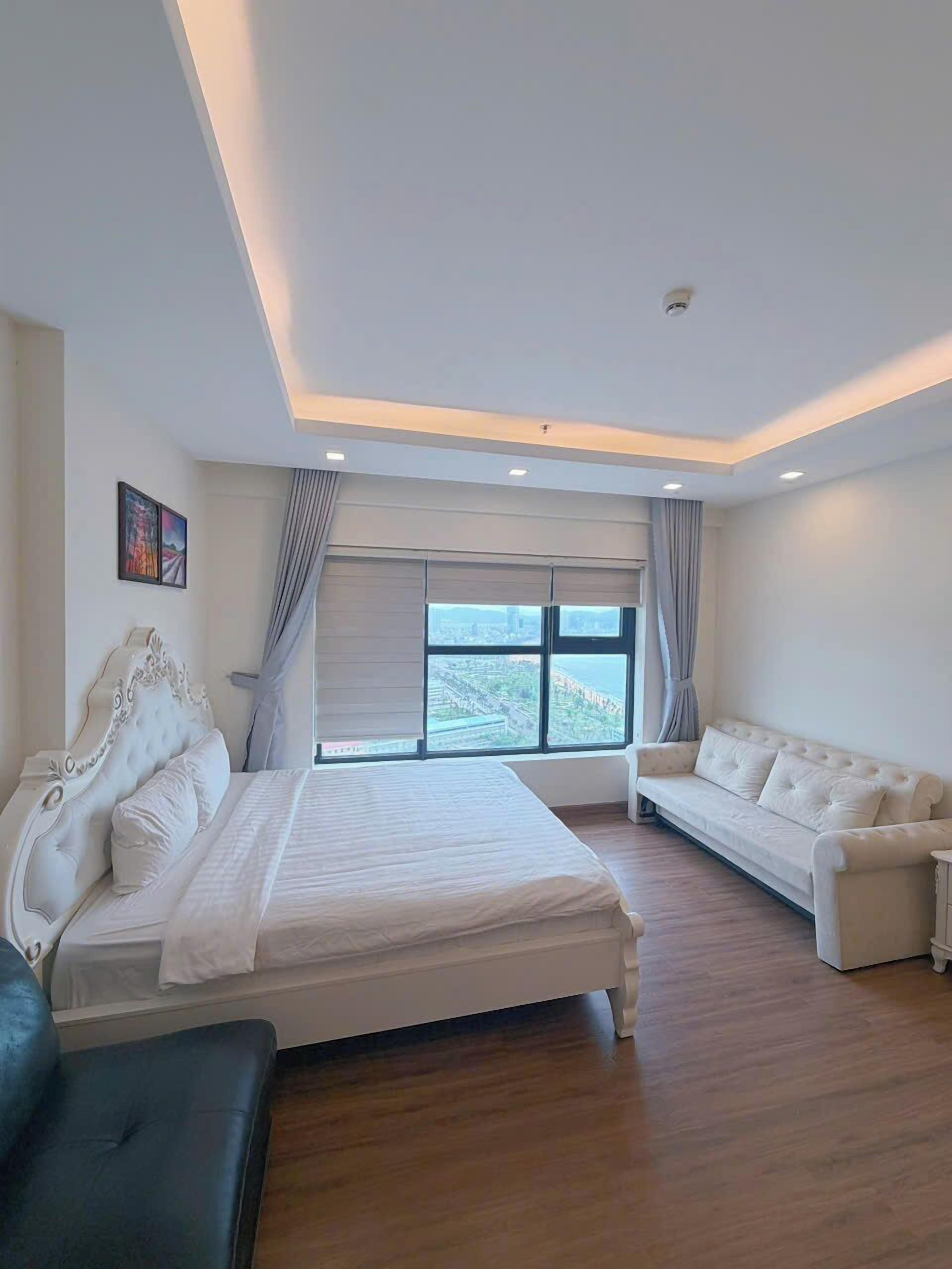 アパートメント 3 ベッドルーム バルコニー ビーチビュー | 客室ごとに異なる装飾、客室ごとに異なるインテリア、デスク、ノートパソコン用作業スペース