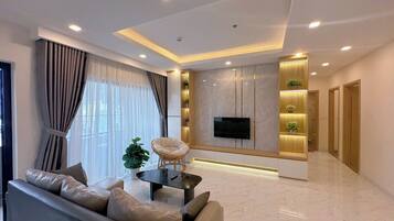 Televisor de pantalla plana de 45 polzades amb canals per cable