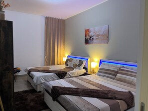 1 bedroom, iron/ironing board, free WiFi, bed sheets