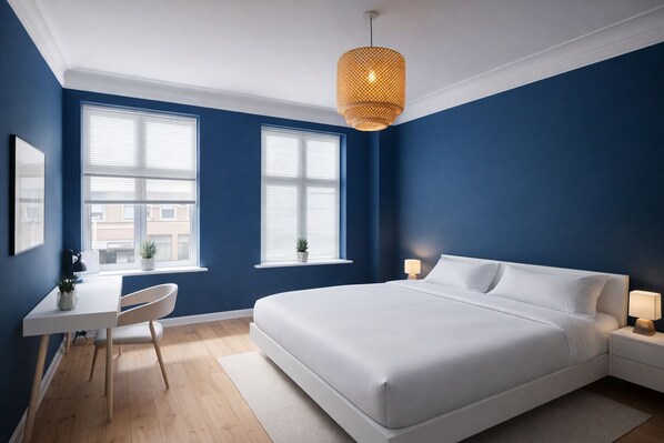 Deluxe Suite, 1 Bedroom, City View | Laptop workspace, free WiFi - Greenbrook Blue Suites (Aalborg)