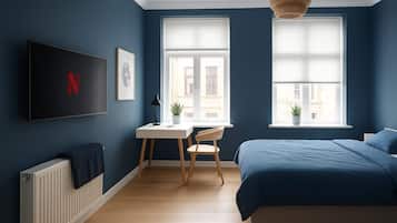 Suite Deluxe, 1 habitación, vistas a la ciudad | Espacio para trabajar con un portátil y wifi gratis