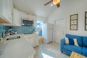 Fridge, microwave, stovetop, dishwasher - 3 Cozy Cottages | Fire Pit, Private Yards, Walkable Location in Spanish Village (Port Aransas)