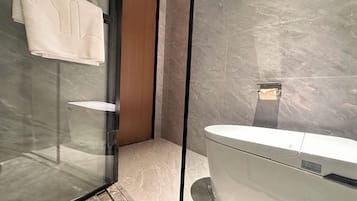 In-room safe, desk, laptop workspace, blackout curtains