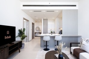 Interior - Elegant 1BR in JVC with Pool & Gym (Dubai)