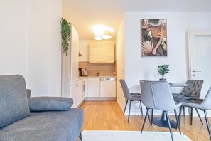 Eenvoudig appartement | Woonkamer