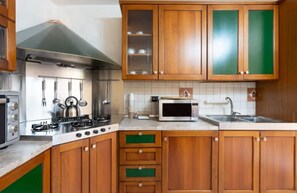 Microwave, oven, stovetop, dishwasher - Villa Oasis of Peace, a true oasis nestled in a green corner. (Partinico)