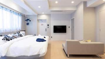 Cofres nos quartos, ferros/tábuas de passar roupa, Wi-Fi de cortesia