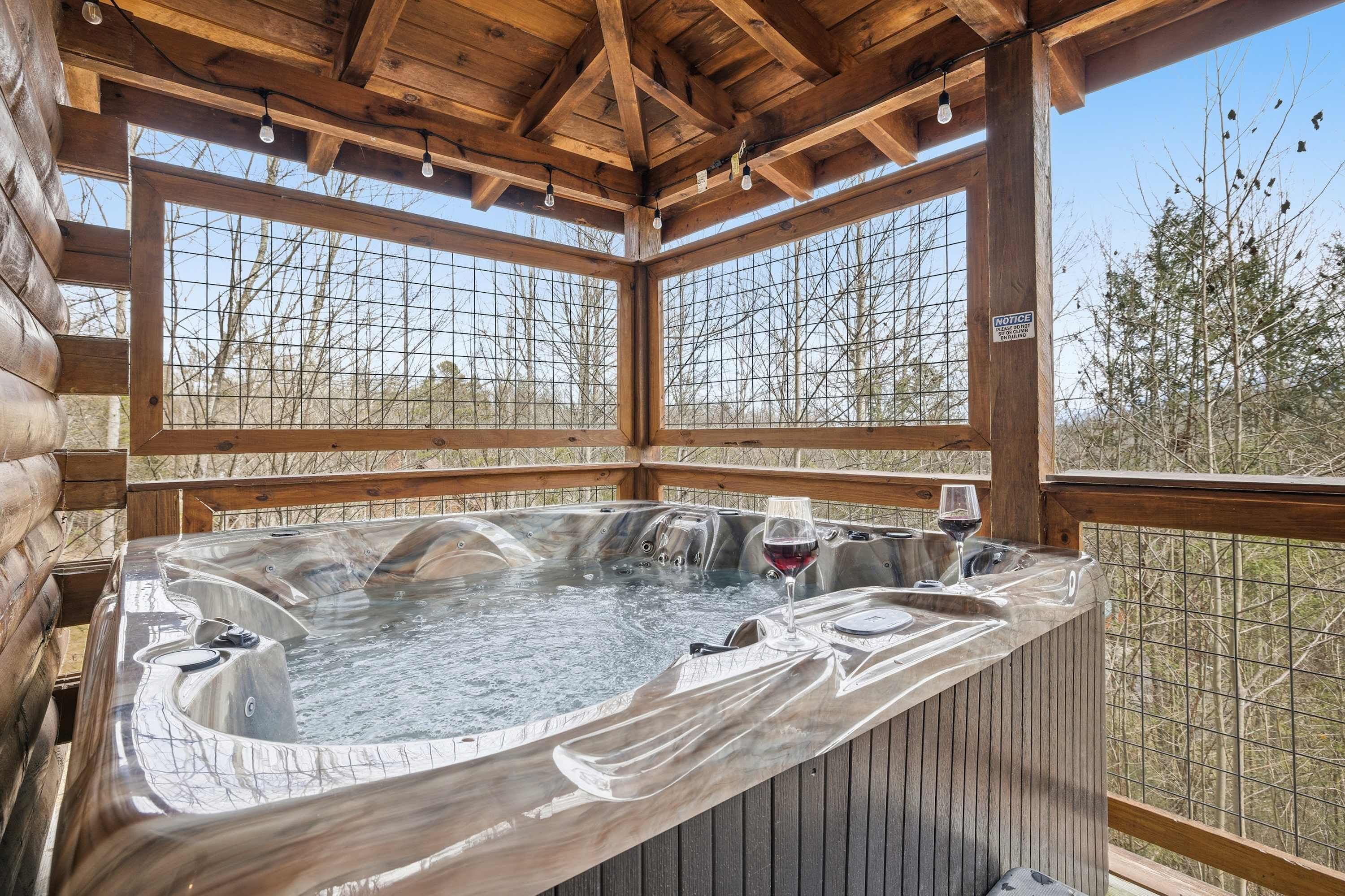 Bain à remous extérieur