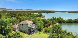 Exterior - Lighthouse Lookout by Beyond Expectations | Dog Friendly Lakeview Cabin w/ Dock & Hot Tub (Sevierville)