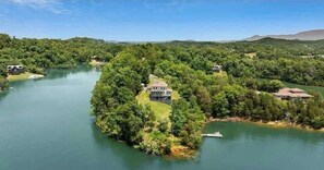 Aerial view - Lighthouse Lookout by Beyond Expectations with Dock (Sevierville)