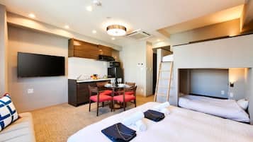 スーペリア アパートメント | セーフティボックス (室内)、ノートパソコン用作業スペース、アイロン / アイロン台、WiFi (無料)