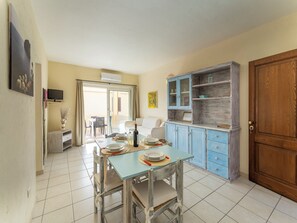 Apartment, 1 Bedroom, Ocean View | Dining room - Relax Near the Beach With sea View (Golfo Aranci)