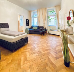 Basic Apartment | Iron/ironing board - Cozy 2BR Apartment Close to Westbahnhof (Vienna)