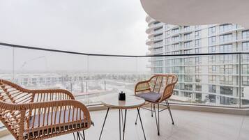 Luxury Apartment, Balcony, City View | Balcony view