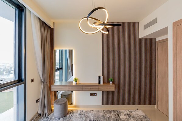 Luxury Apartment, Balcony, City View | Room amenity - Sophisticated Interior near Hayat Beach (Ras Al-Khaimah)