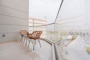 Vue depuis lâhĂ©bergement