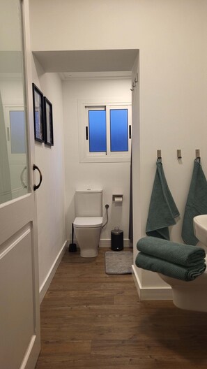 Shower, hair dryer, bidet, towels - La Esquina (Dénia)