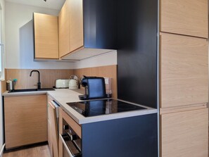 Fridge, microwave, dishwasher - Renovated Studio 34m², balcony, fiber, 300m from slopes, 4 pers (Pra-Loup)