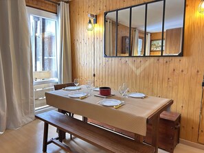 Dining - Studio with mountain nook for 5 pers. in Risoul 1850, direct access to slopes (Risoul)