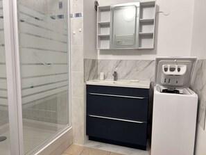 Bathroom - Studio with mountain nook for 5 pers. in Risoul 1850, direct access to slopes (Risoul)