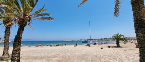 On the beach