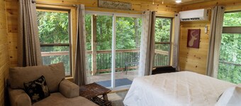 Deluxe Cabin on Lake resort with Fishing, Fire Pit, Grill, Kayaks and more
