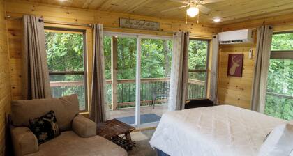 Deluxe Cabin on Lake resort with Fishing, Fire Pit, Grill, Kayaks and more
