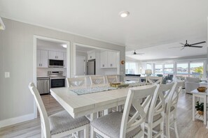 Dining - Home Again - 4 Bedroom 3 Bath Newly Renovated Channel Front Home (Garden City Beach)