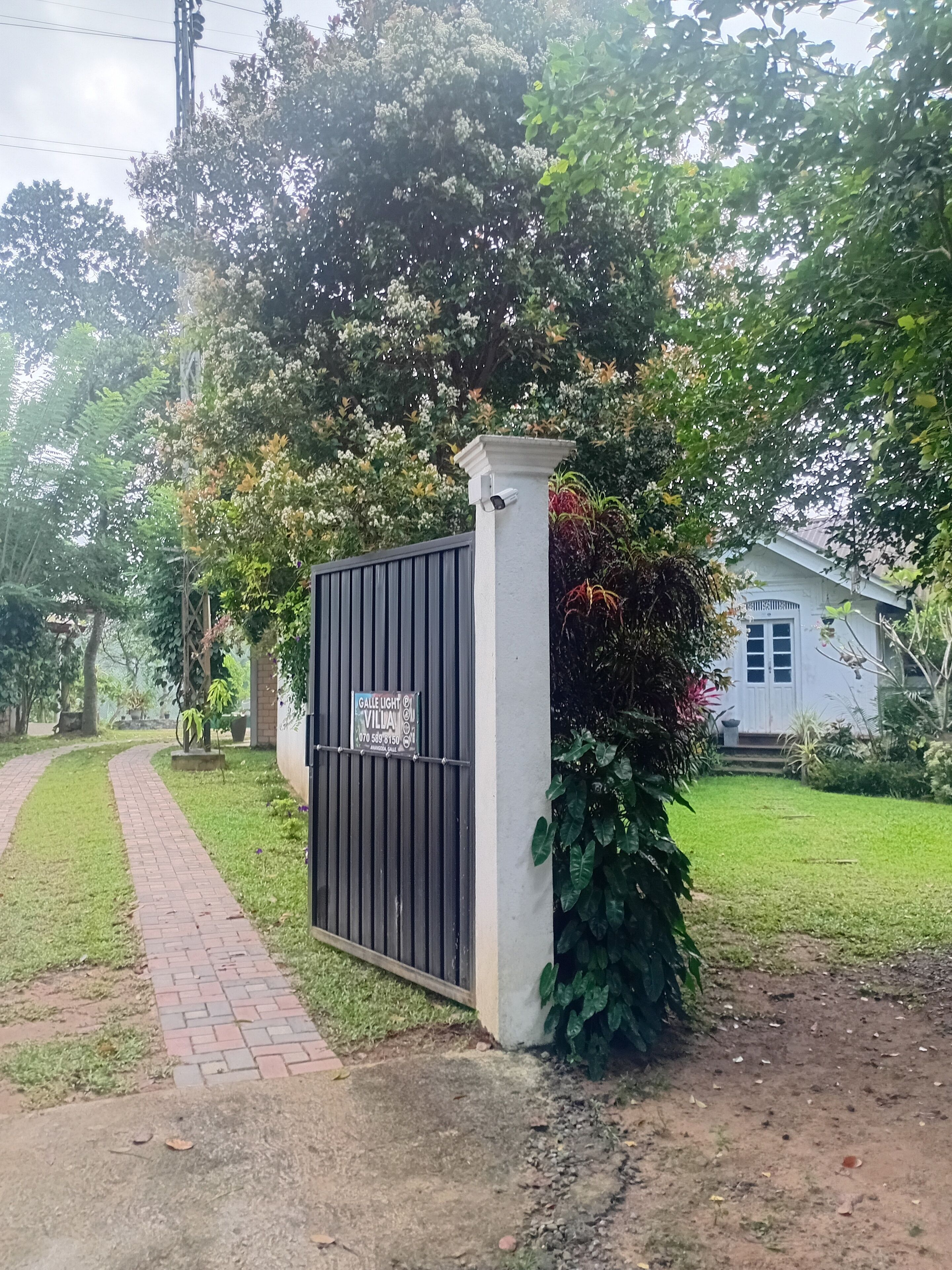 Área externa para casamento