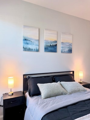 5 dormitorios, tabla de planchar con plancha, wifi gratis y ropa de cama