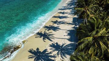 Beach nearby, white sand