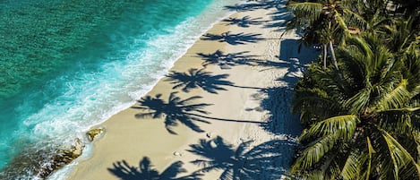 Beach nearby, white sand