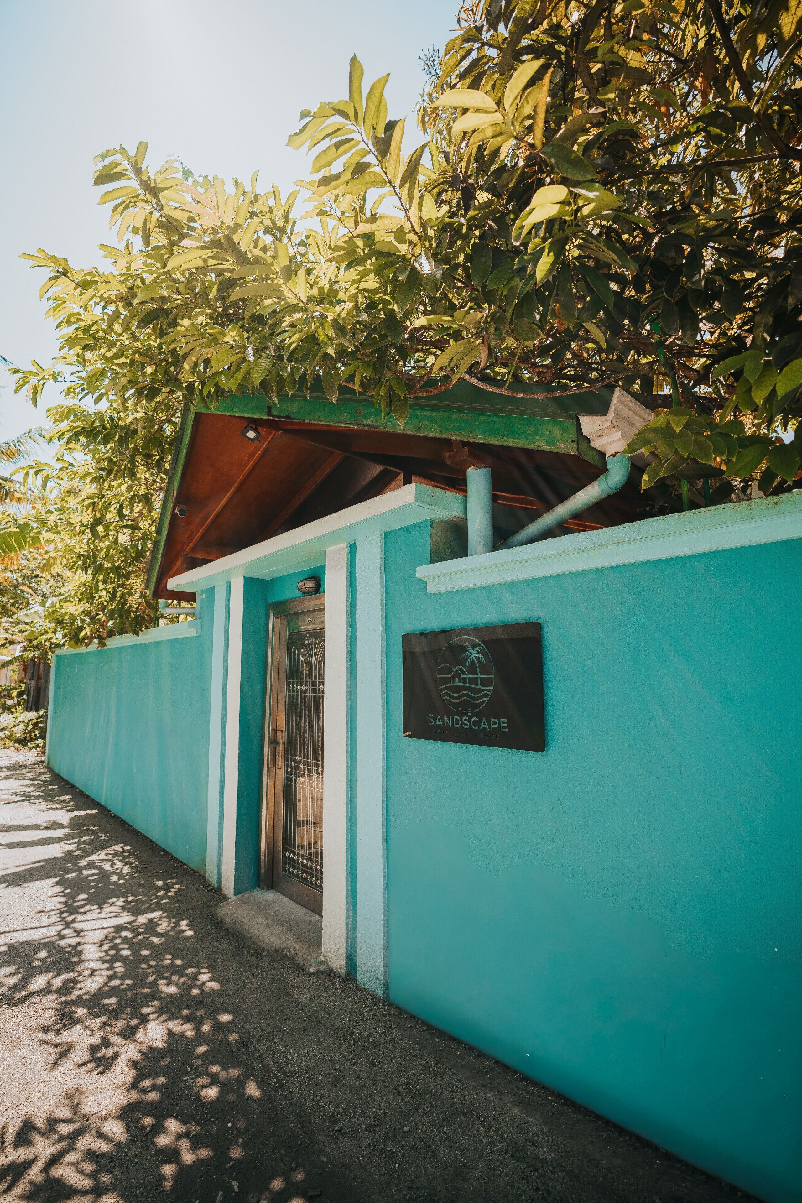 Overnatningsstedets facade