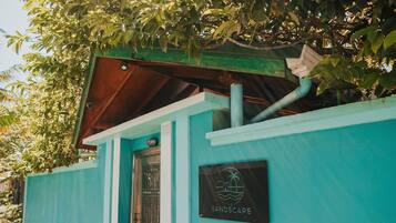 Overnatningsstedets facade