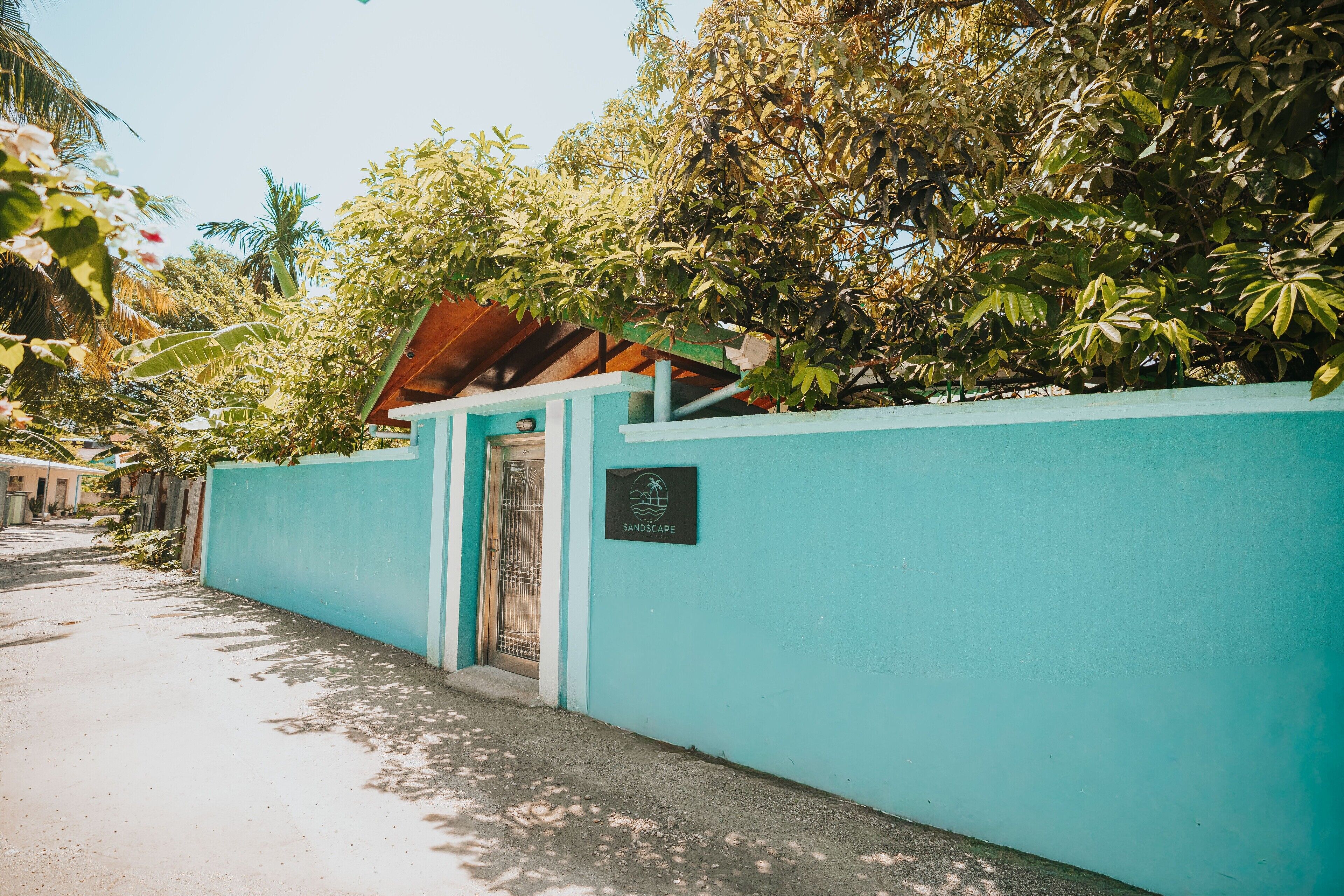 Façade de l’hébergement