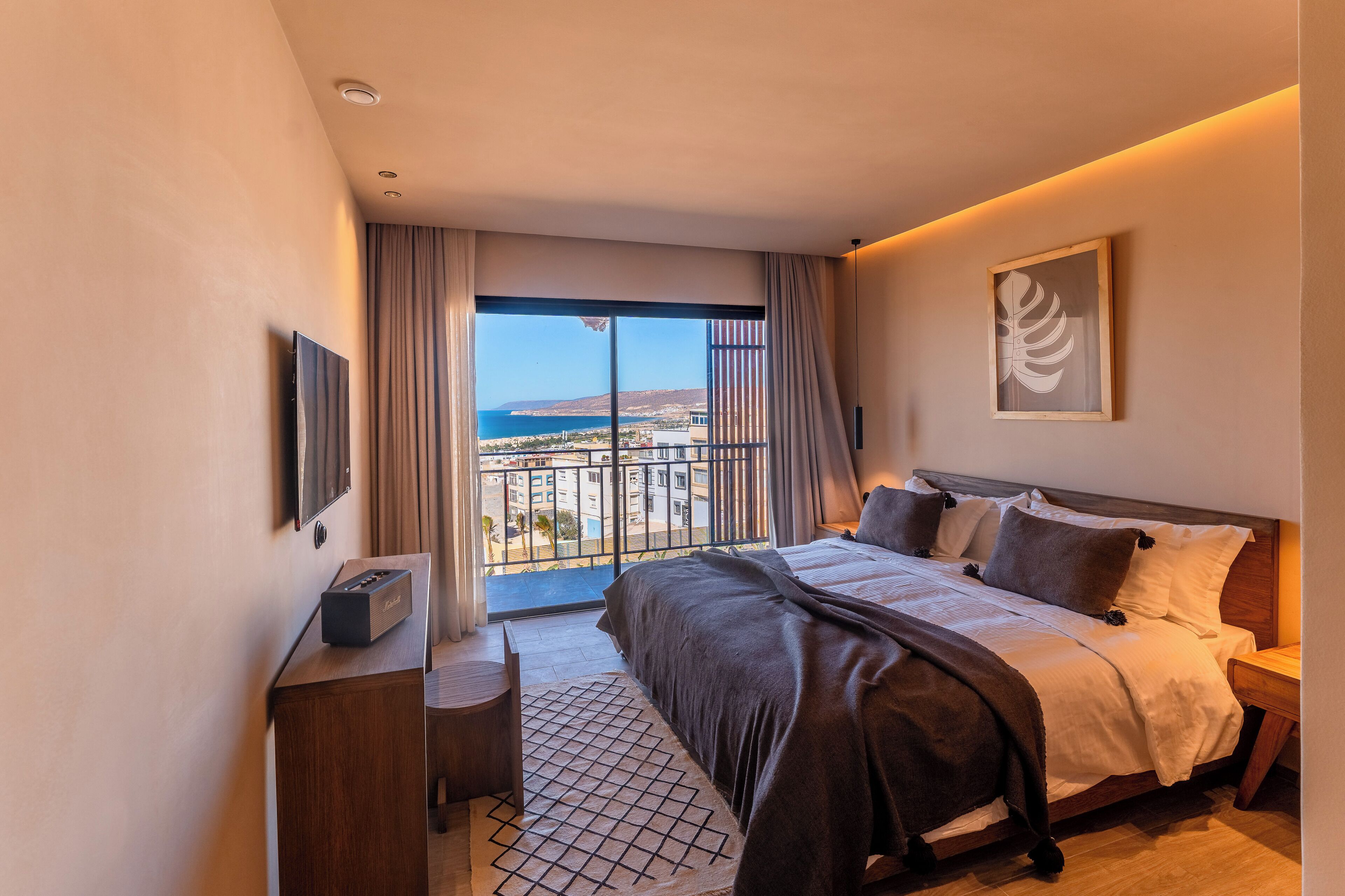 Habitación doble, vista al mar | Caja de seguridad en la habitación y wifi gratis 