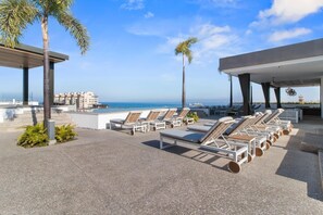 Terrace/patio - Rooftop Pool + Hot tub + Gym | Romantic Zone Haven (Puerto Vallarta)