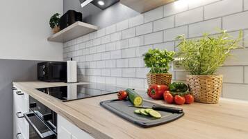 Apartment, Stadtblick | Eigene Küche | Espressomaschine, Wasserkocher mit Kaffee-/Teezubehör, Wasserkocher