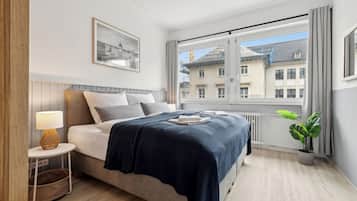 Apartment, City View | Blackout curtains, iron/ironing board, free WiFi