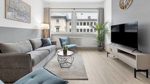 Apartment, City View | Living area - Apartment Pyramidenblick (Karlsruhe)