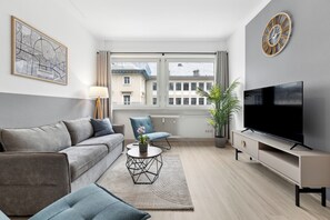 Apartment, City View | Living area - Apartment Pyramidenblick (Karlsruhe)