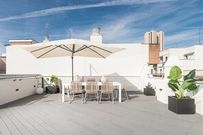 Outdoor dining - Doctor Castelo XLI - One Bedroom Apartment, Sleeps 2 (Madrid)