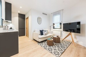 Living area - Doctor Castelo XLIV - One Bedroom Apartment, Sleeps 2 (Madrid)
