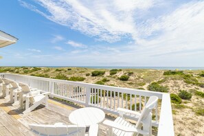 Property grounds - Oceanfront pet-friendly Hatteras Island home with panoramic views! (Avon)